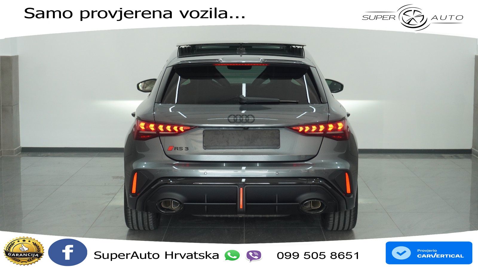 Audi RS3 Sportback 2.5 TFSI (400 KS) quattro S tronic LED+GR SJED+ACC