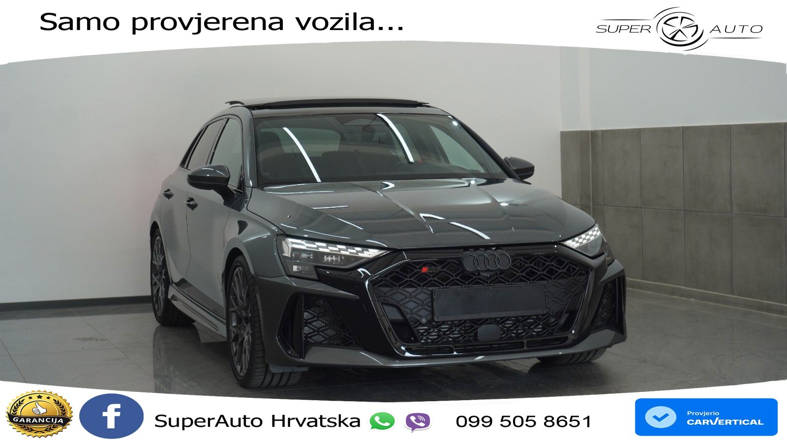 Audi RS3 Sportback 2.5 TFSI (400 KS) quattro S tronic LED+GR SJED+ACC