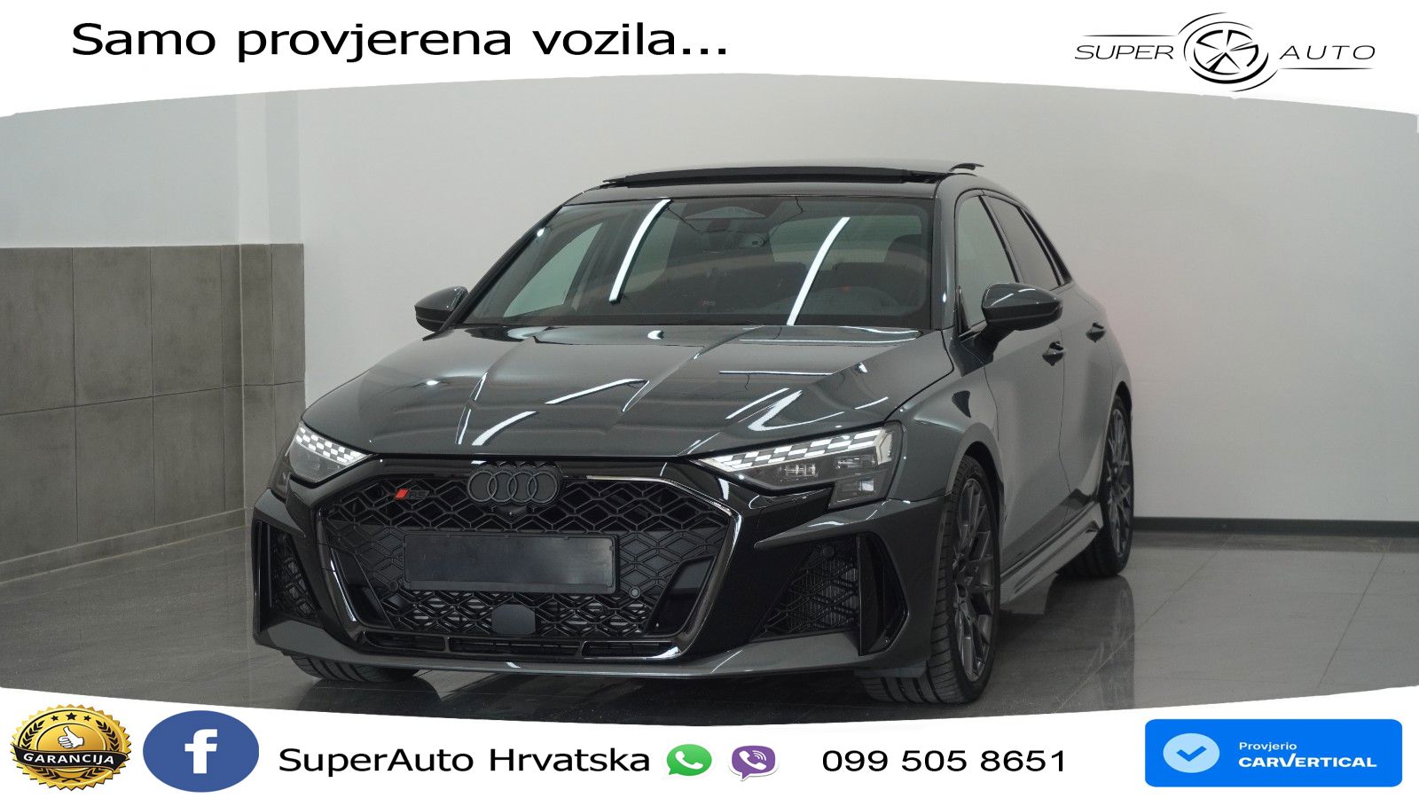 Audi RS3 Sportback 2.5 TFSI (400 KS) quattro S tronic LED+GR SJED+ACC