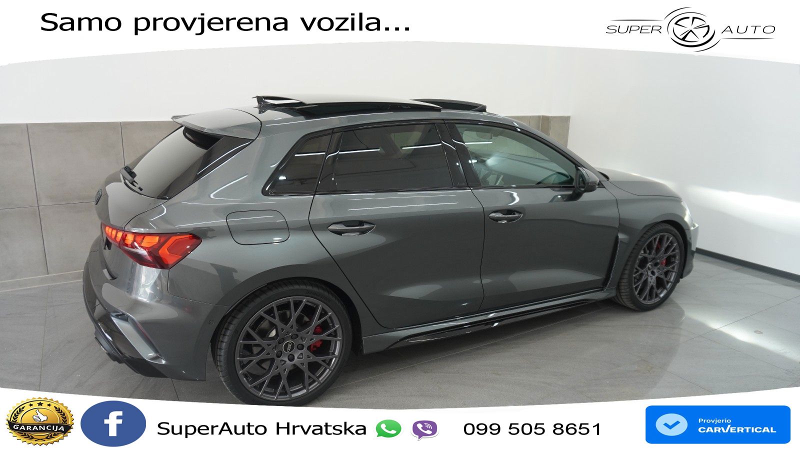 Audi RS3 Sportback 2.5 TFSI (400 KS) quattro S tronic LED+GR SJED+ACC