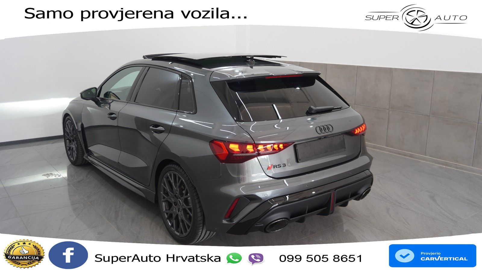 Audi RS3 Sportback 2.5 TFSI (400 KS) quattro S tronic LED+GR SJED+ACC