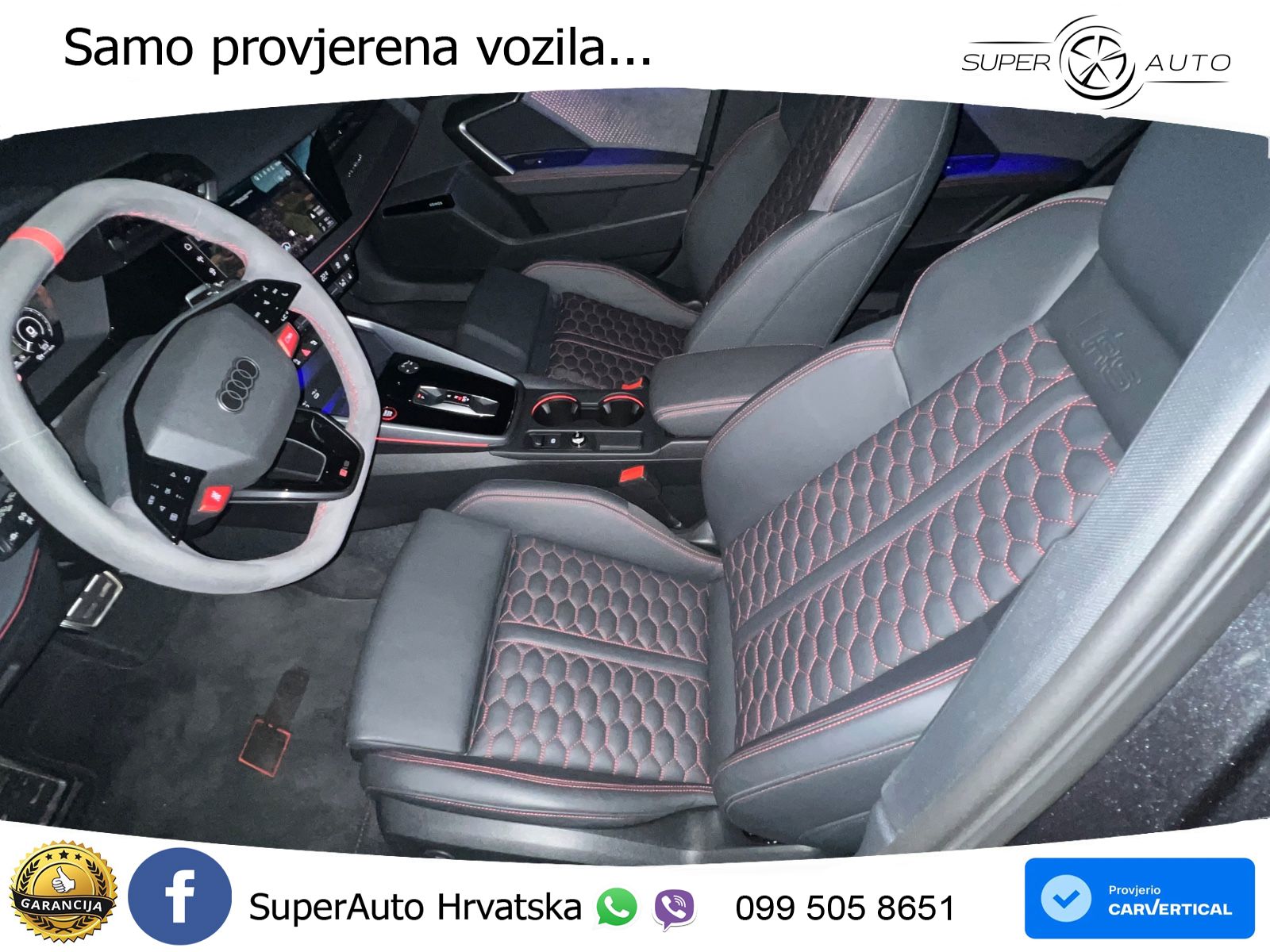 Audi RS3 Sedan 2.5 TFSI (400 KS) quattro S tronic LED+GR SJED+ACC