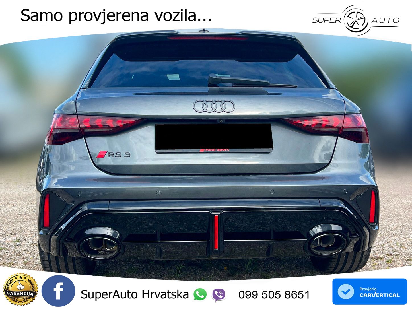 Audi RS3 Sedan 2.5 TFSI (400 KS) quattro S tronic LED+GR SJED+ACC