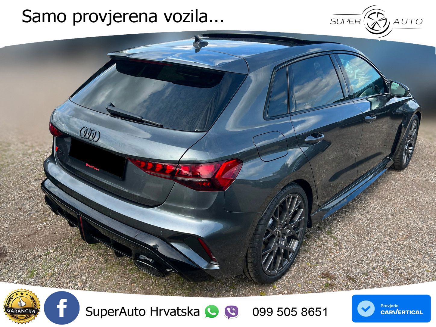 Audi RS3 Sedan 2.5 TFSI (400 KS) quattro S tronic LED+GR SJED+ACC