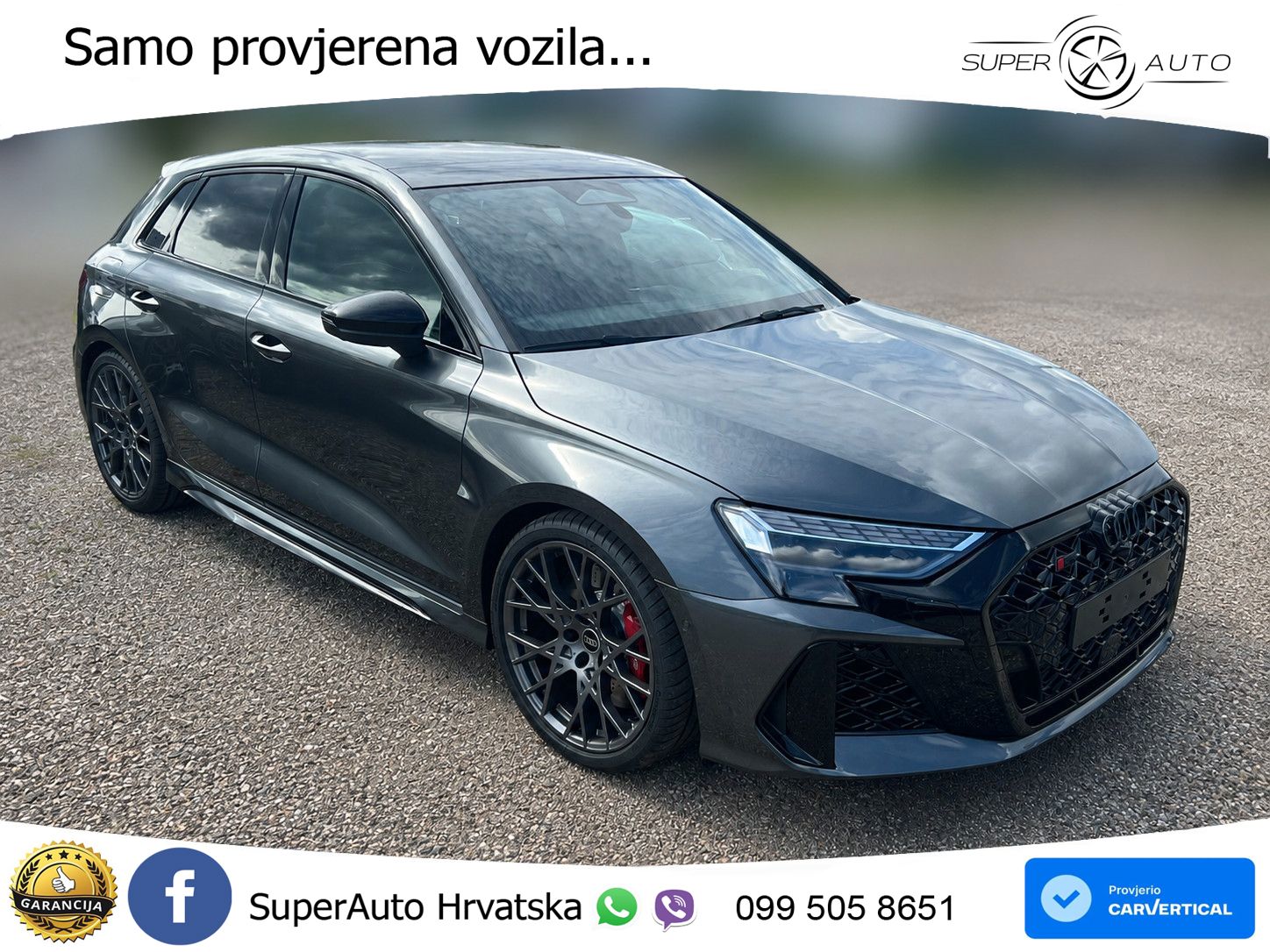 Audi RS3 Sedan 2.5 TFSI (400 KS) quattro S tronic LED+GR SJED+ACC
