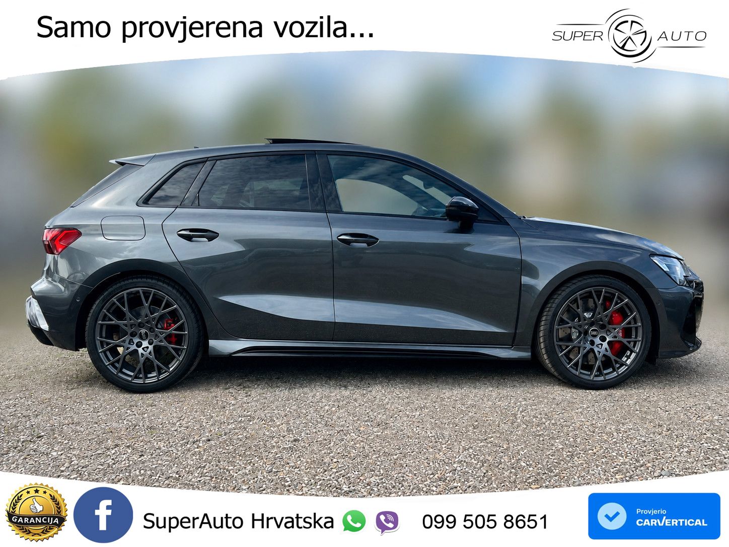 Audi RS3 Sedan 2.5 TFSI (400 KS) quattro S tronic LED+GR SJED+ACC