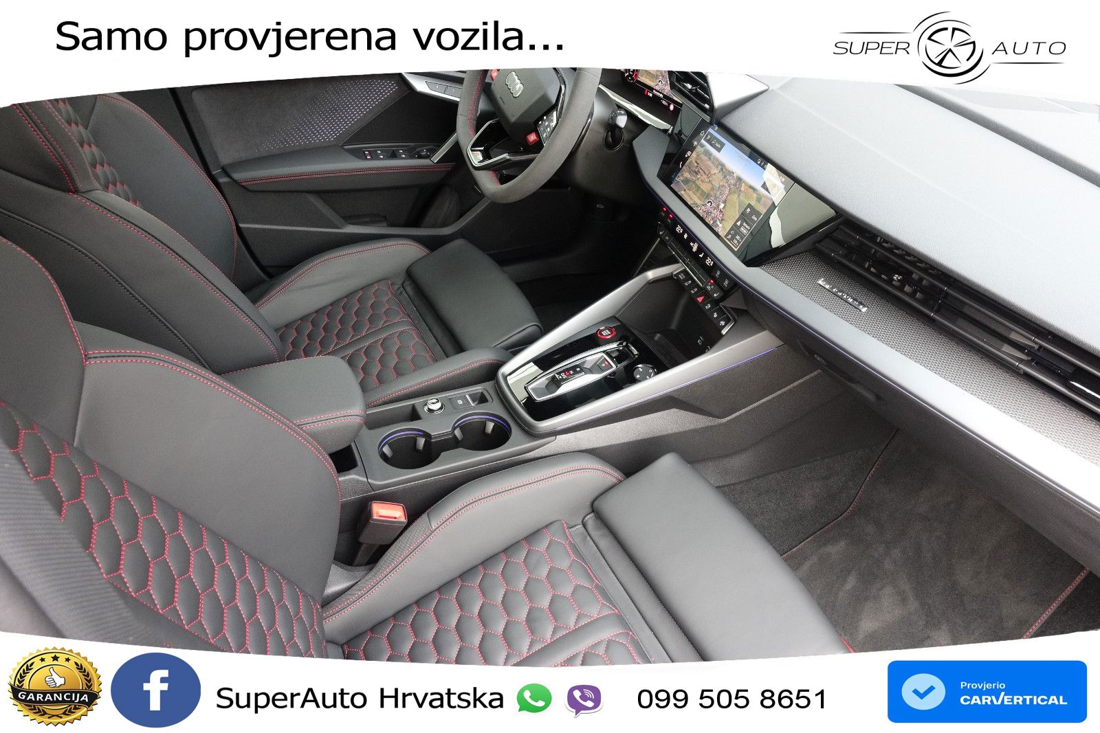 Audi RS3 Sedan 2.5 TFSI (400 KS) quattro S tronic LED+GR SJED+ACC