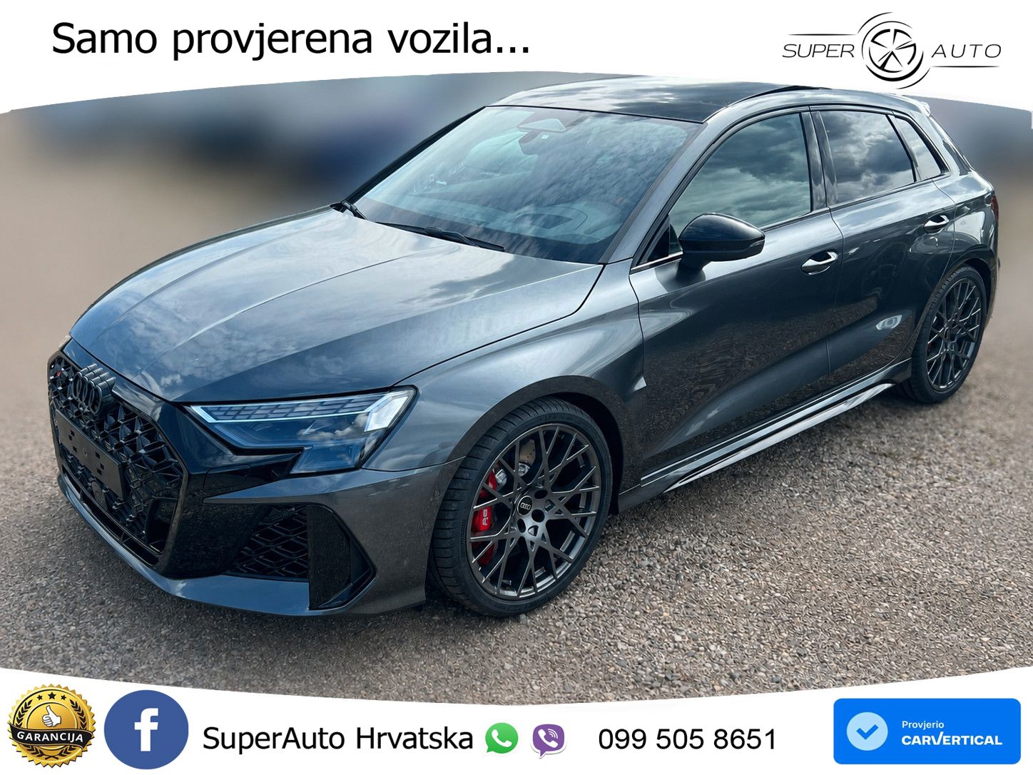 Audi RS3 Sedan 2.5 TFSI (400 KS) quattro S tronic LED+GR SJED+ACC