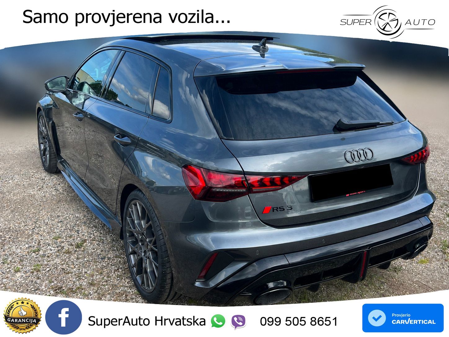 Audi RS3 Sedan 2.5 TFSI (400 KS) quattro S tronic LED+GR SJED+ACC
