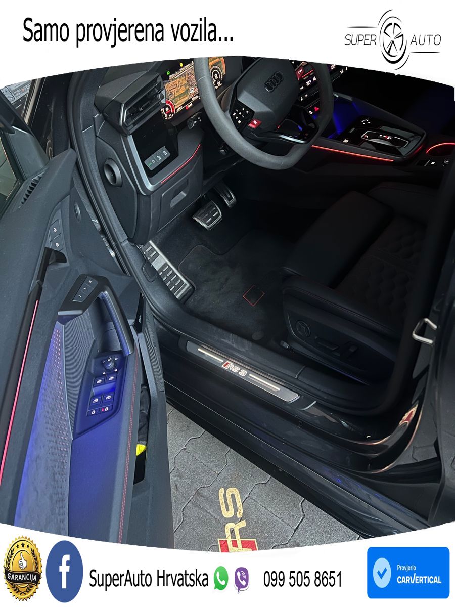 Audi RS3 Sedan 2.5 TFSI (400 KS) quattro S tronic LED+GR SJED+ACC