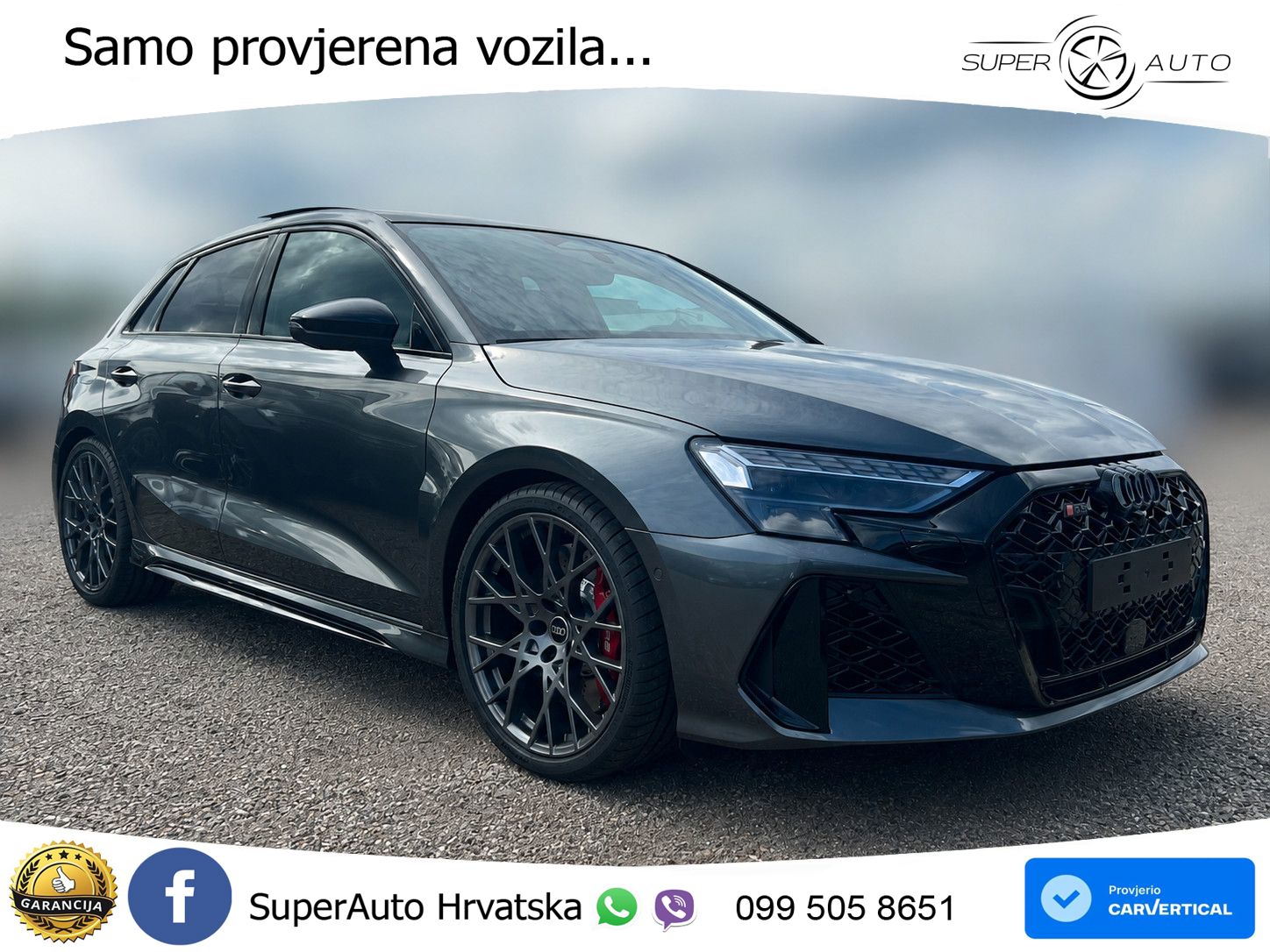 Audi RS3 Sedan 2.5 TFSI (400 KS) quattro S tronic LED+GR SJED+ACC