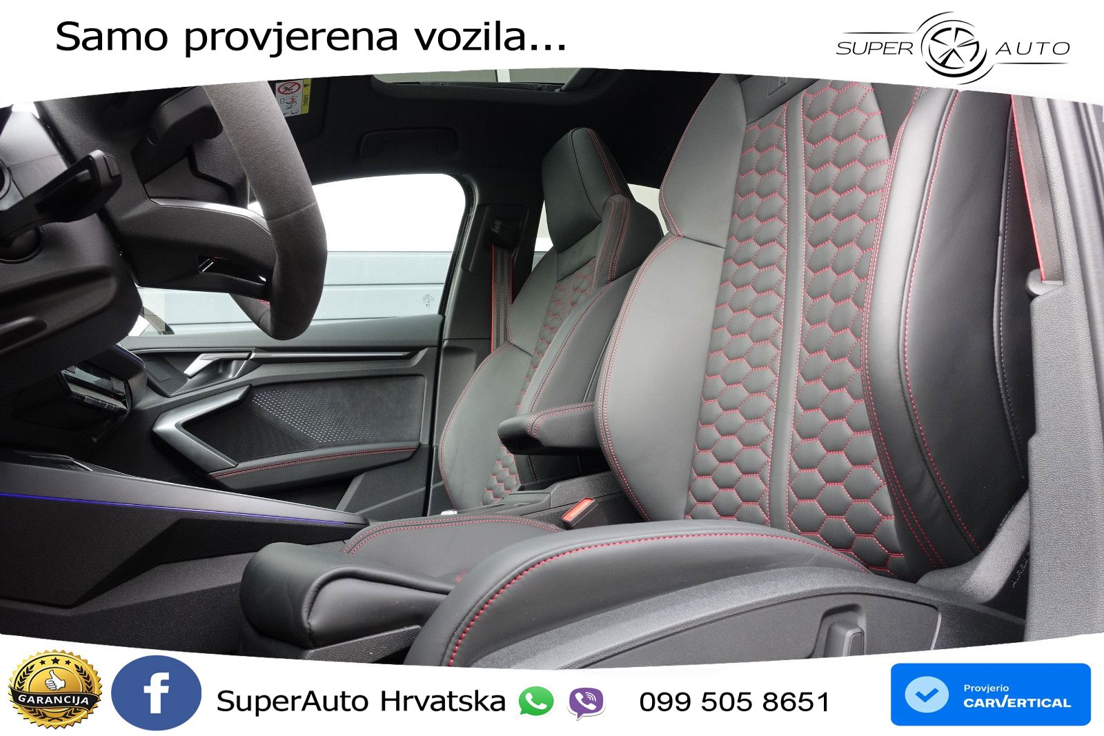 Audi RS3 Sedan 2.5 TFSI (400 KS) quattro S tronic LED+GR SJED+ACC