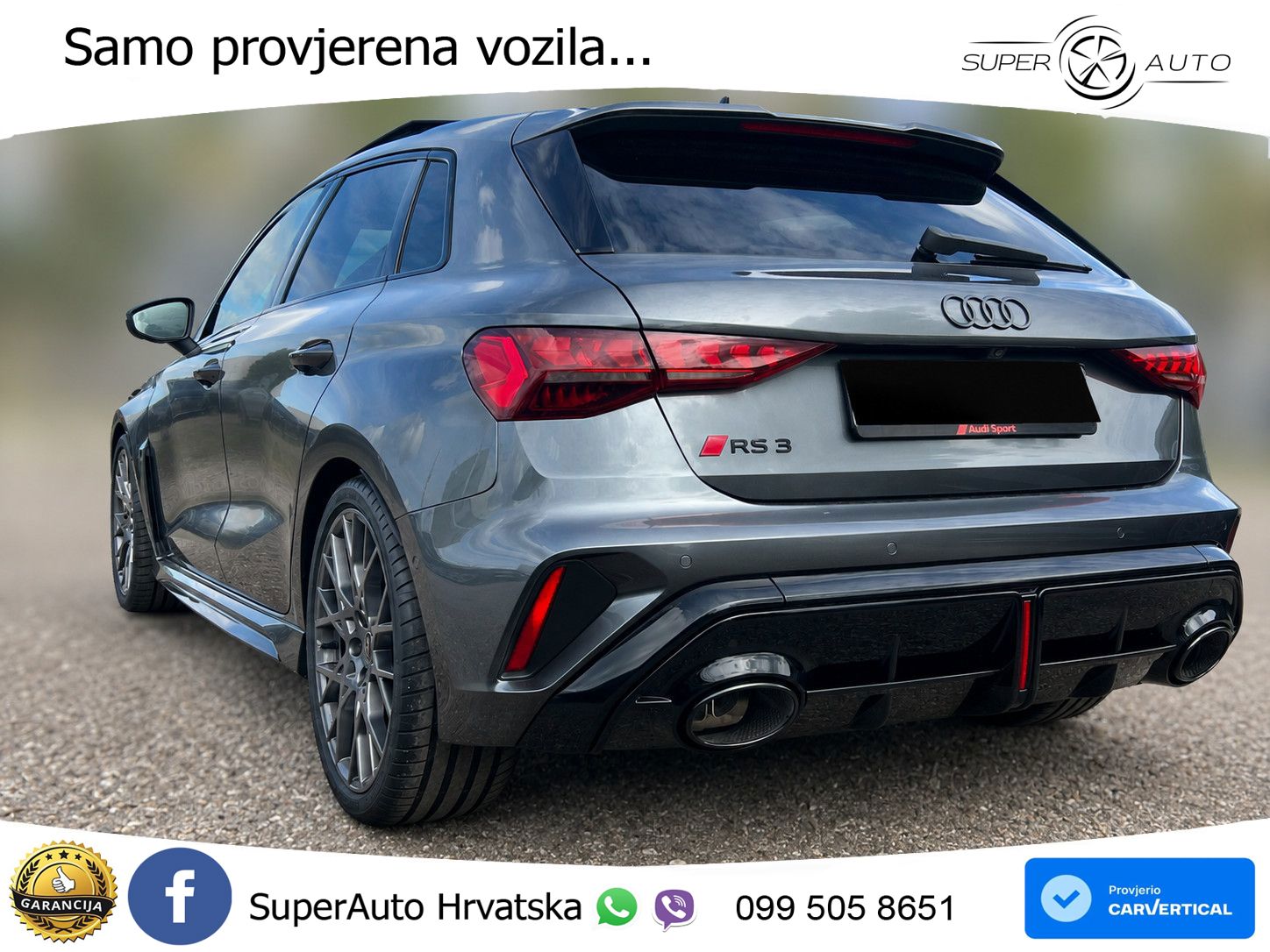 Audi RS3 Sedan 2.5 TFSI (400 KS) quattro S tronic LED+GR SJED+ACC