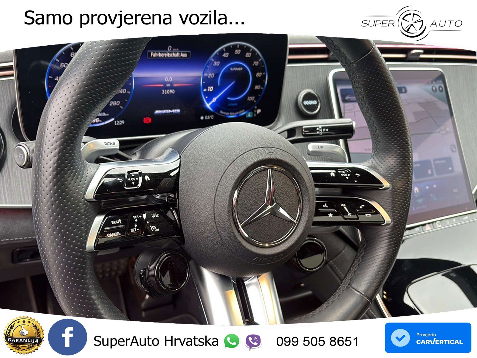 Mercedes EQE AMG 43 100 kWh (476 KS) 4MATIC ZRAČNI+ACC+GR SJED+360+PANO