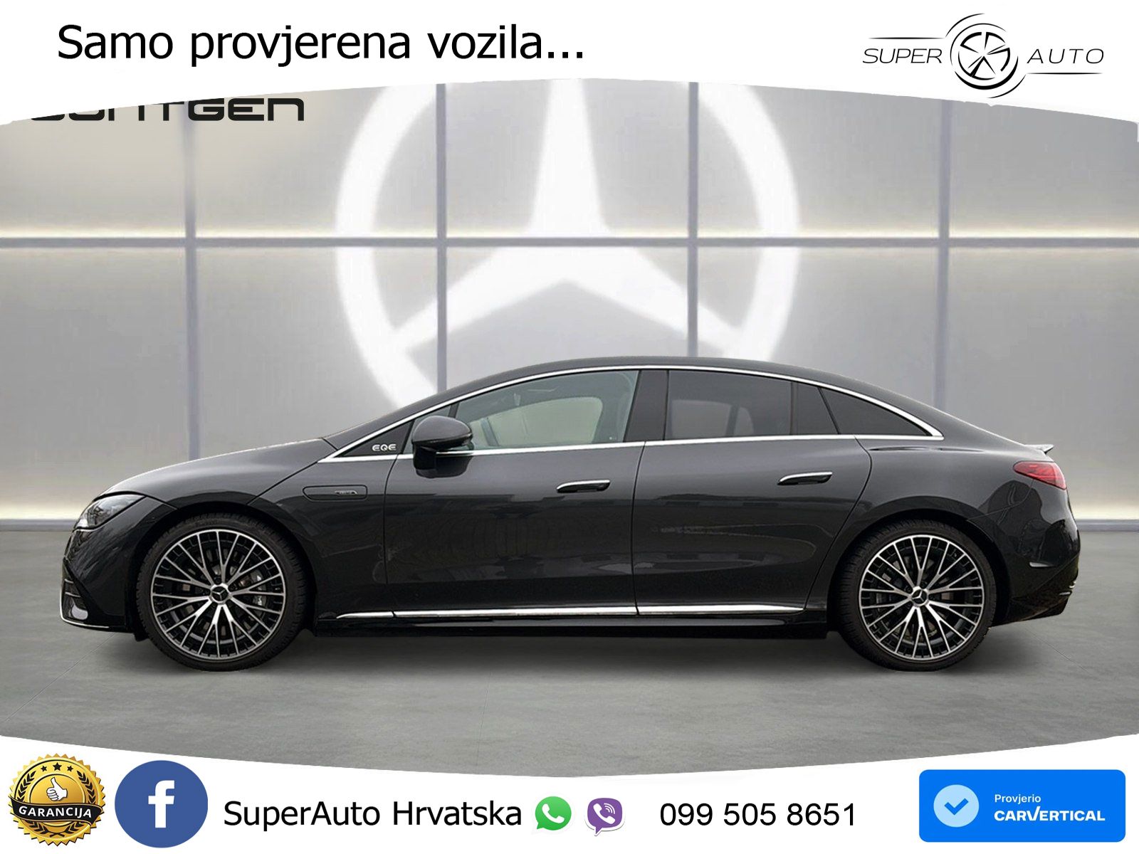 Mercedes EQE AMG 43 100 kWh (476 KS) 4MATIC ZRAČNI+ACC+GR SJED+360+PANO