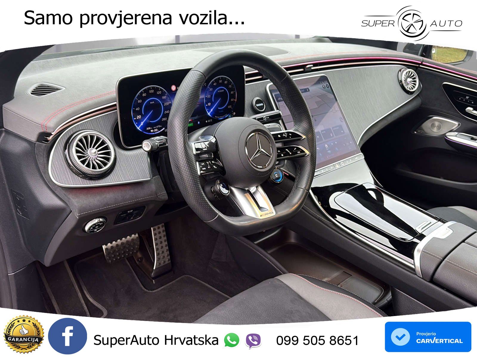 Mercedes EQE AMG 43 100 kWh (476 KS) 4MATIC ZRAČNI+ACC+GR SJED+360+PANO