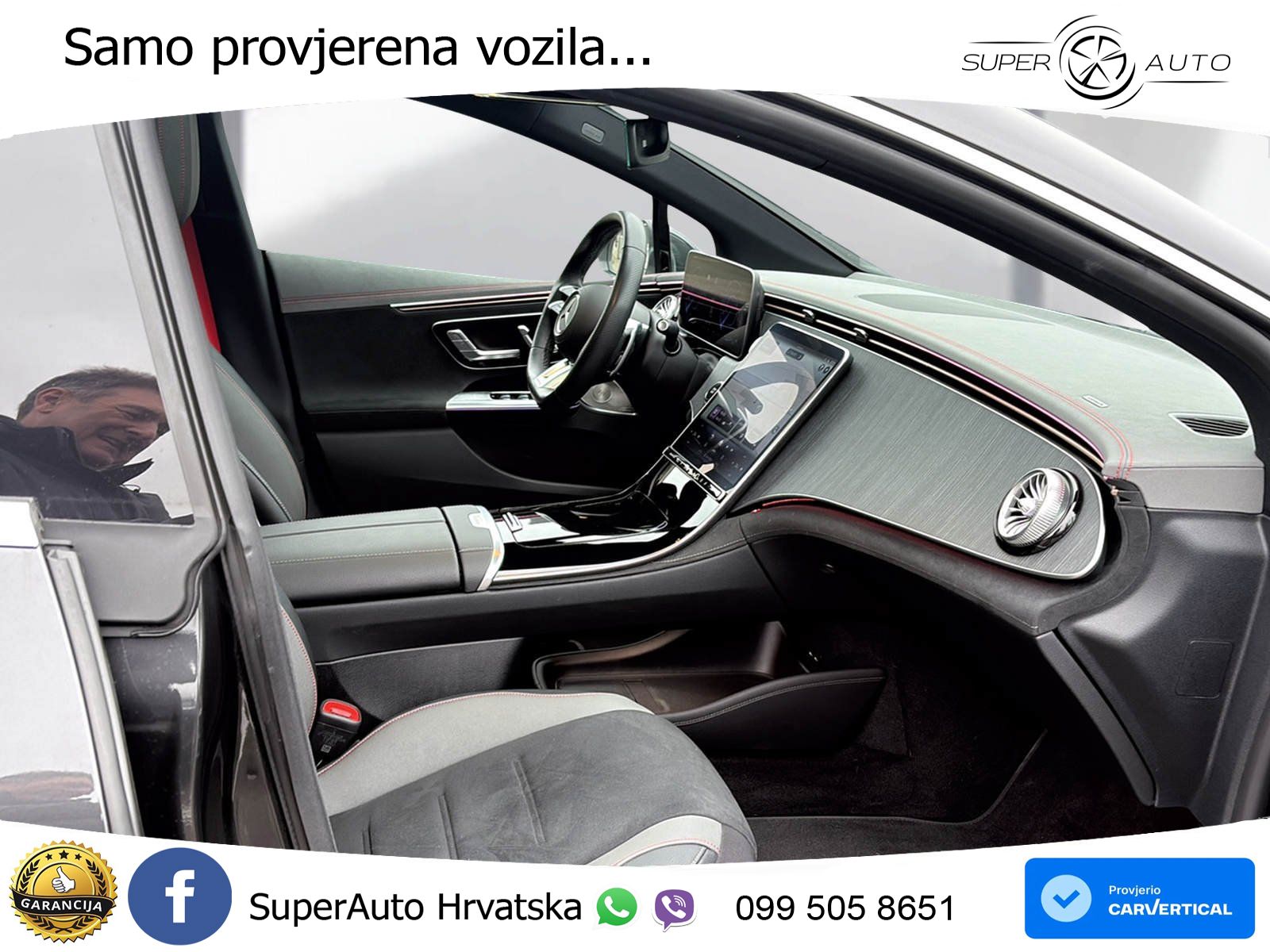 Mercedes EQE AMG 43 100 kWh (476 KS) 4MATIC ZRAČNI+ACC+GR SJED+360+PANO