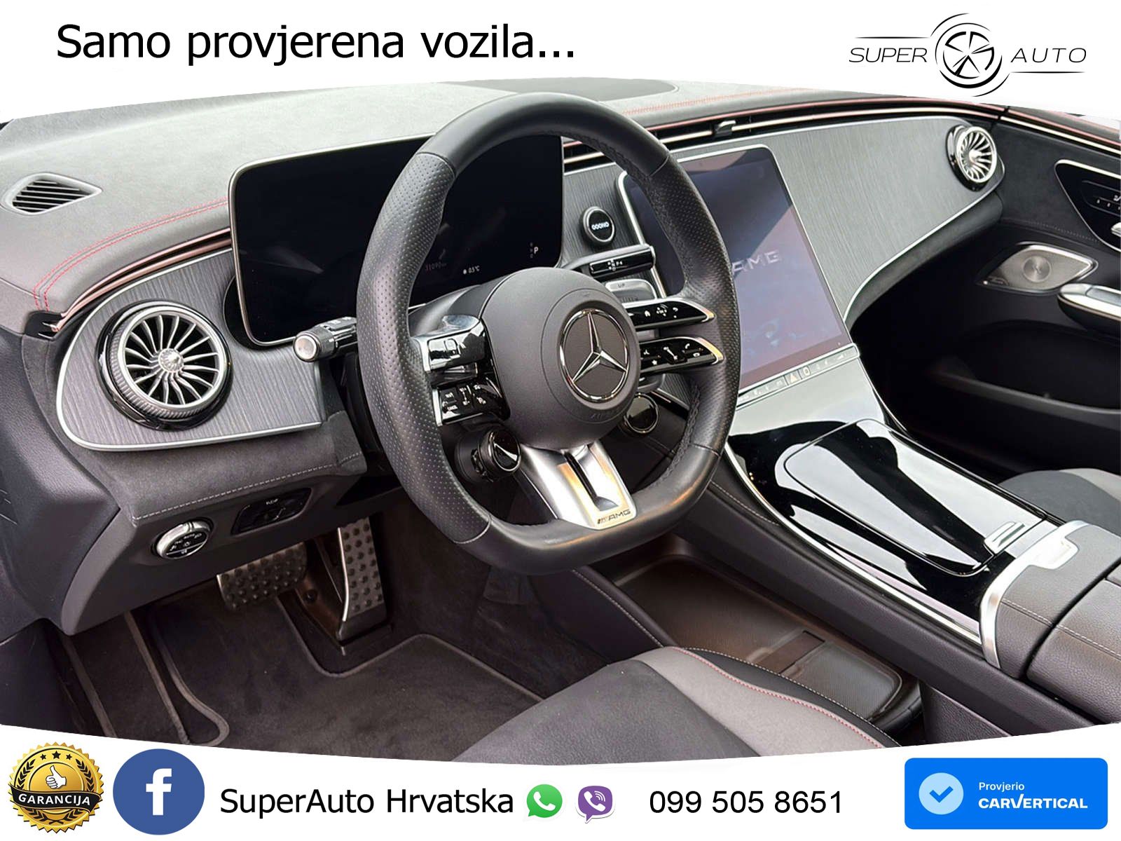 Mercedes EQE AMG 43 100 kWh (476 KS) 4MATIC ZRAČNI+ACC+GR SJED+360+PANO