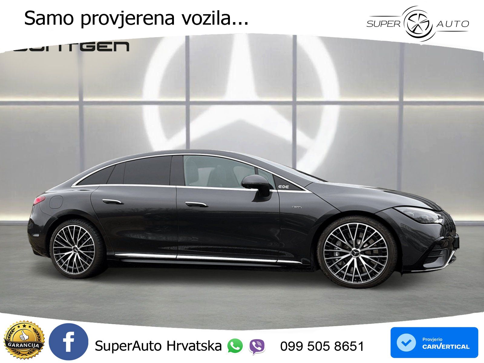 Mercedes EQE AMG 43 100 kWh (476 KS) 4MATIC ZRAČNI+ACC+GR SJED+360+PANO