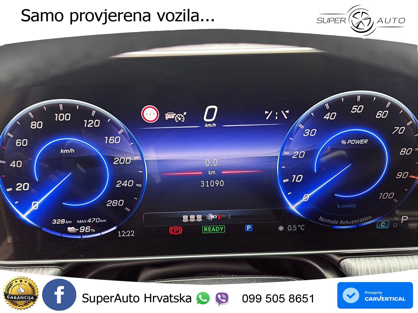 Mercedes EQE AMG 43 100 kWh (476 KS) 4MATIC ZRAČNI+ACC+GR SJED+360+PANO