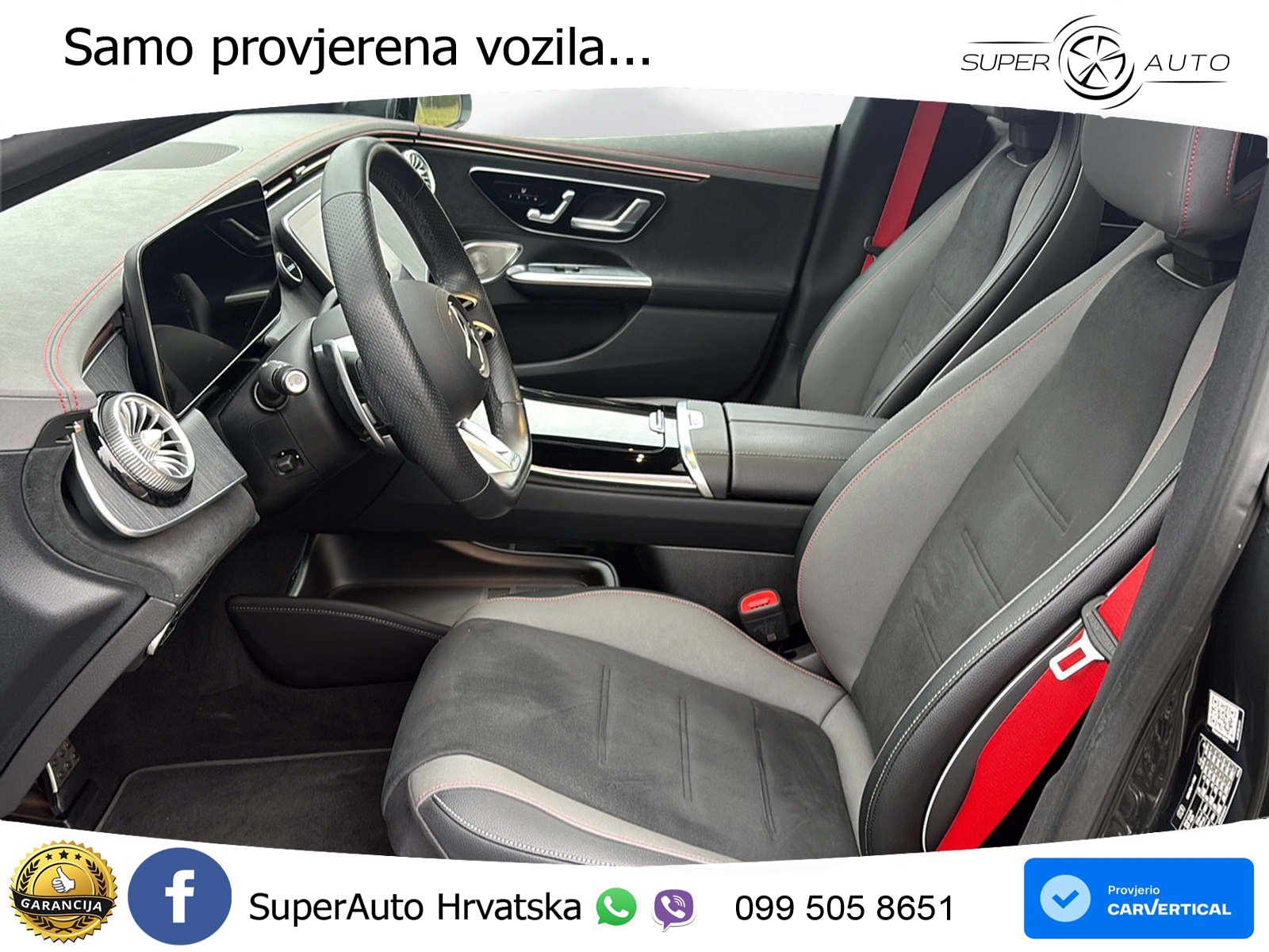 Mercedes EQE AMG 43 100 kWh (476 KS) 4MATIC ZRAČNI+ACC+GR SJED+360+PANO