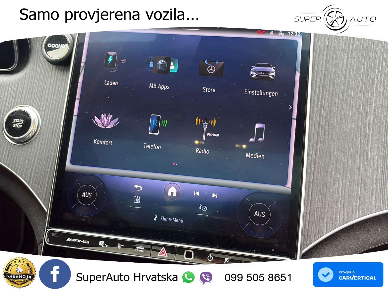 Mercedes EQE AMG 43 100 kWh (476 KS) 4MATIC ZRAČNI+ACC+GR SJED+360+PANO