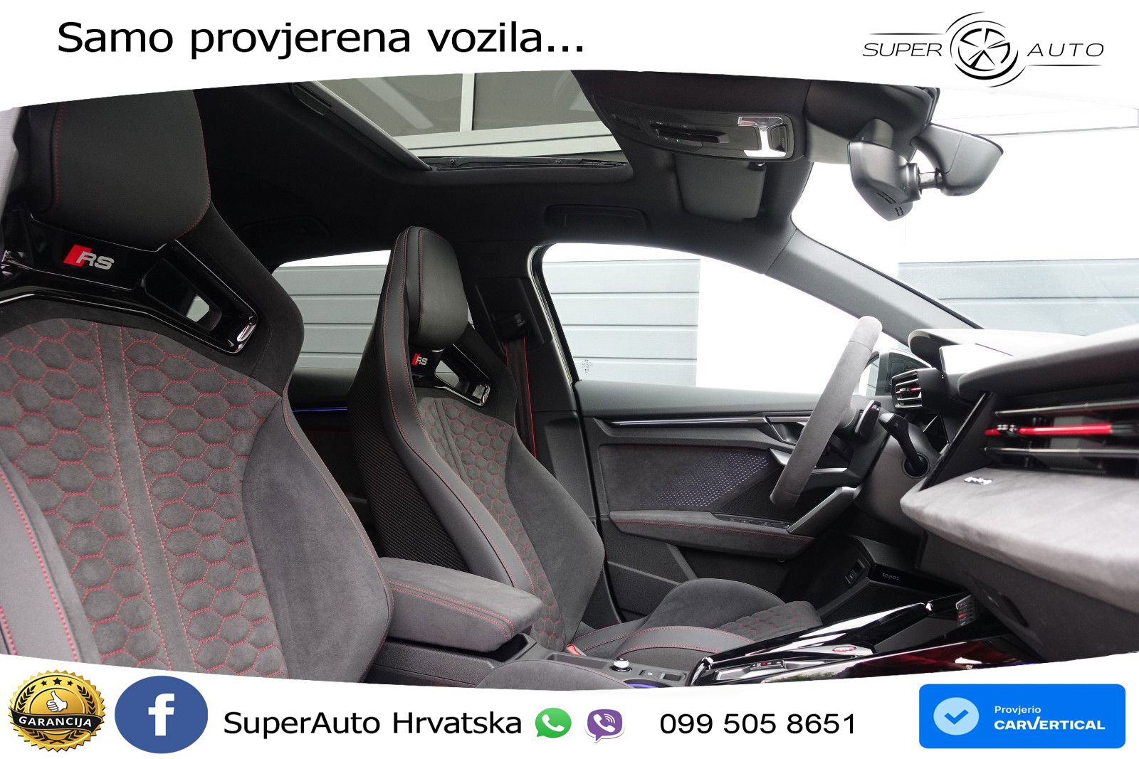 Audi RS3 Sedan 2.5 TFSI (400 KS) quattro S tronic LED+GR SJED+ACC