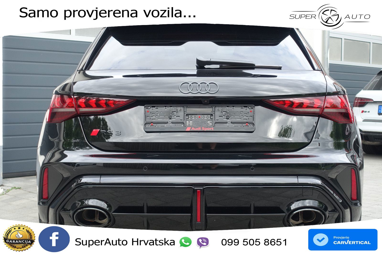 Audi RS3 Sedan 2.5 TFSI (400 KS) quattro S tronic LED+GR SJED+ACC