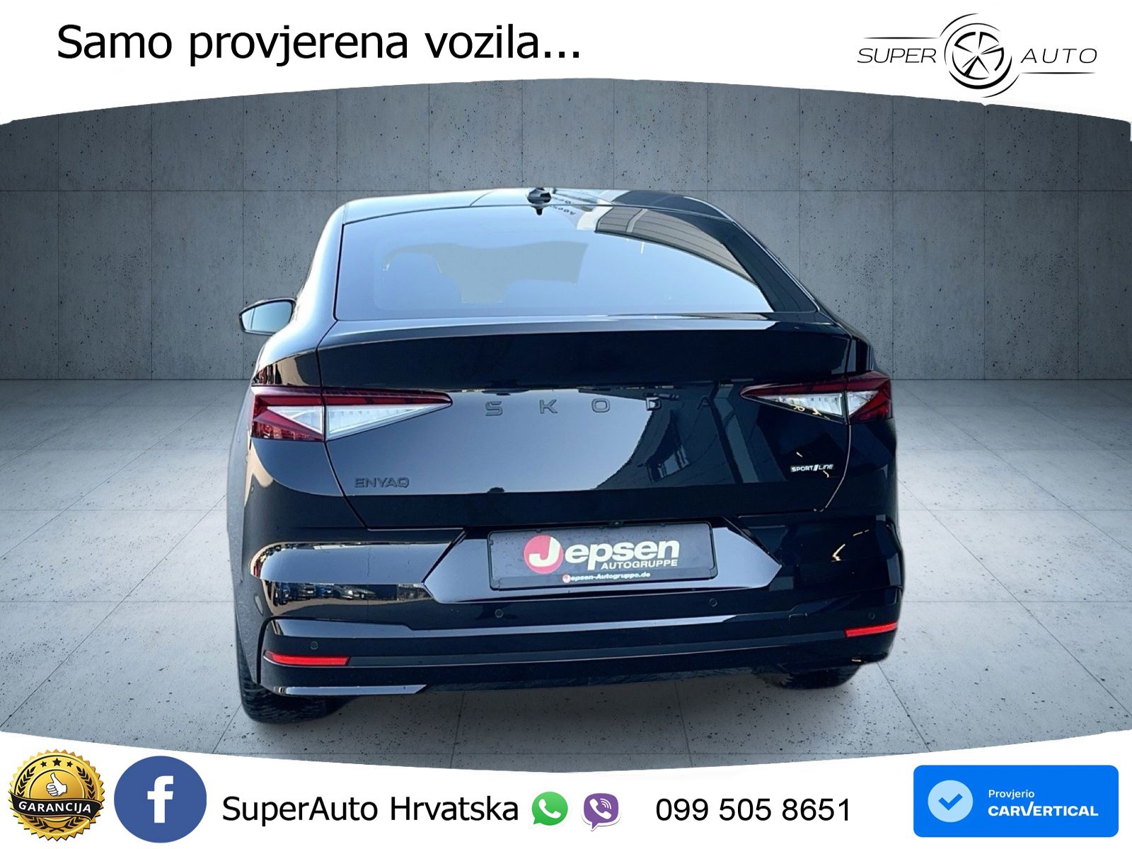 Škoda Enyaq Coupe iV 85 82 kWh (286 KS) SportLine LED+GR SJED+ACC