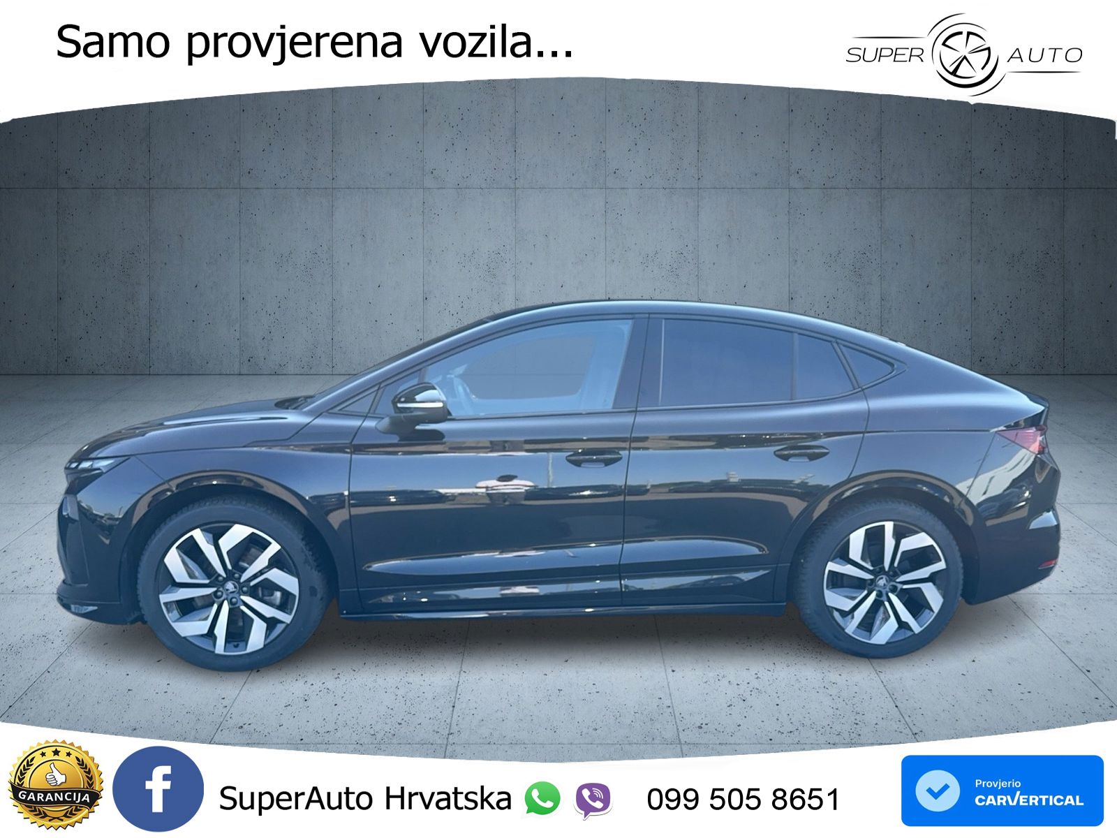 Škoda Enyaq Coupe iV 85 82 kWh (286 KS) SportLine LED+GR SJED+ACC