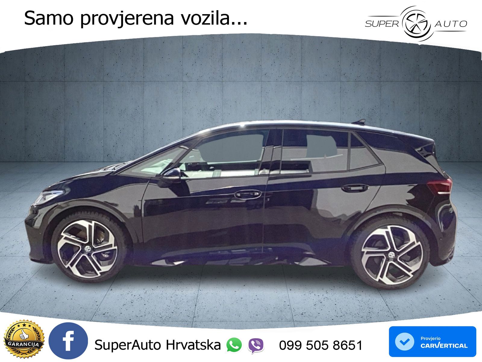 Volkswagen ID.3 GTX Performance 84 kWh (326 KS) LED+GR SJED+ACC