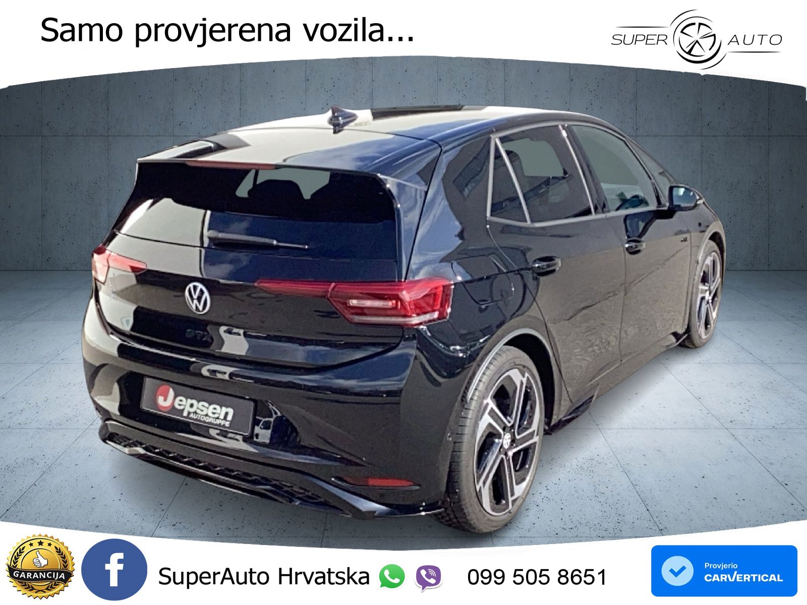 Volkswagen ID.3 GTX Performance 84 kWh (326 KS) LED+GR SJED+ACC