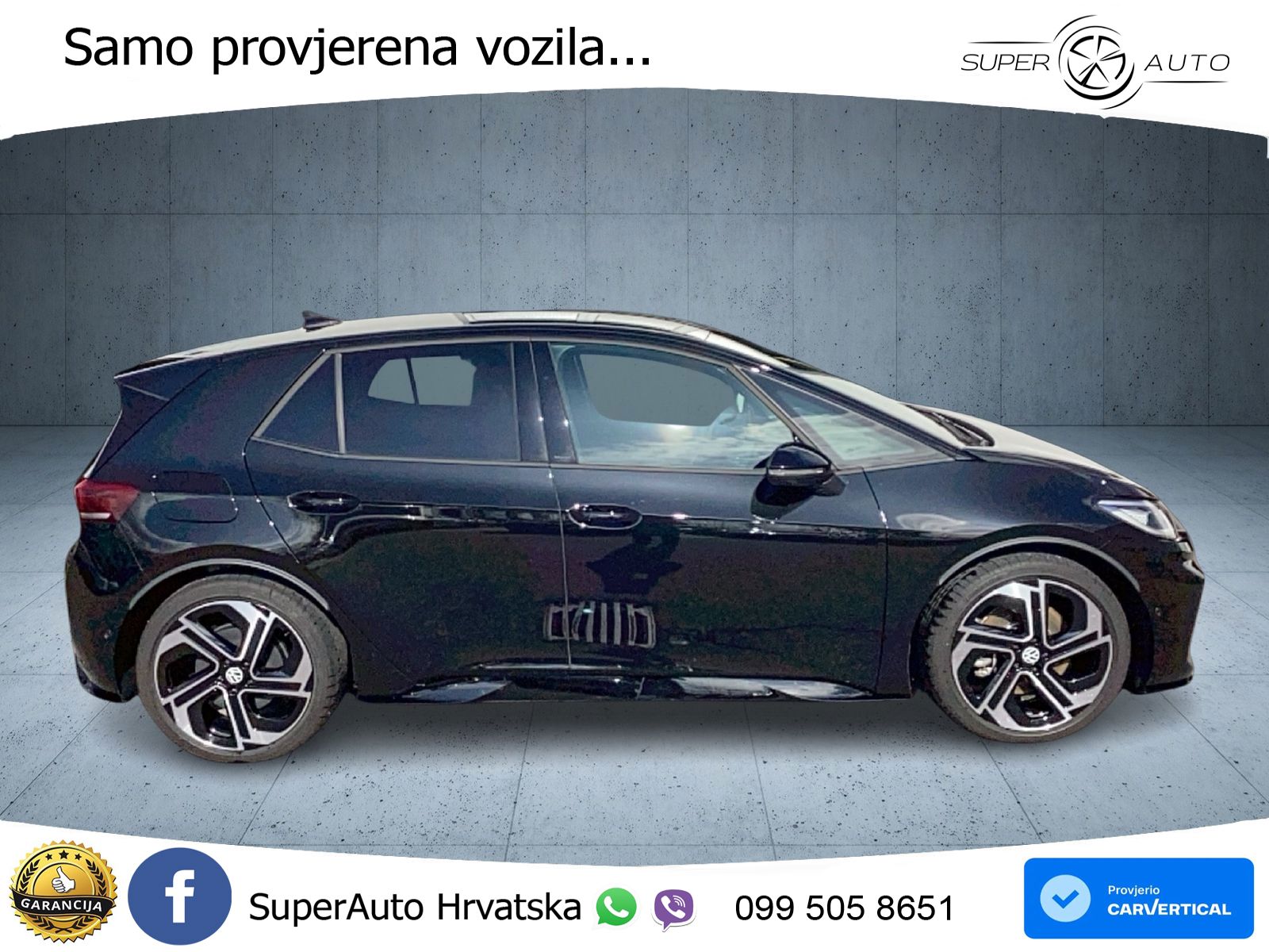Volkswagen ID.3 GTX Performance 84 kWh (326 KS) LED+GR SJED+ACC