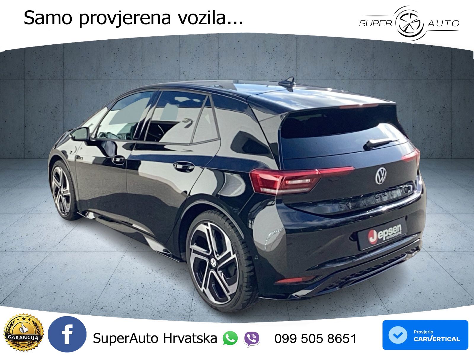 Volkswagen ID.3 GTX Performance 84 kWh (326 KS) LED+GR SJED+ACC