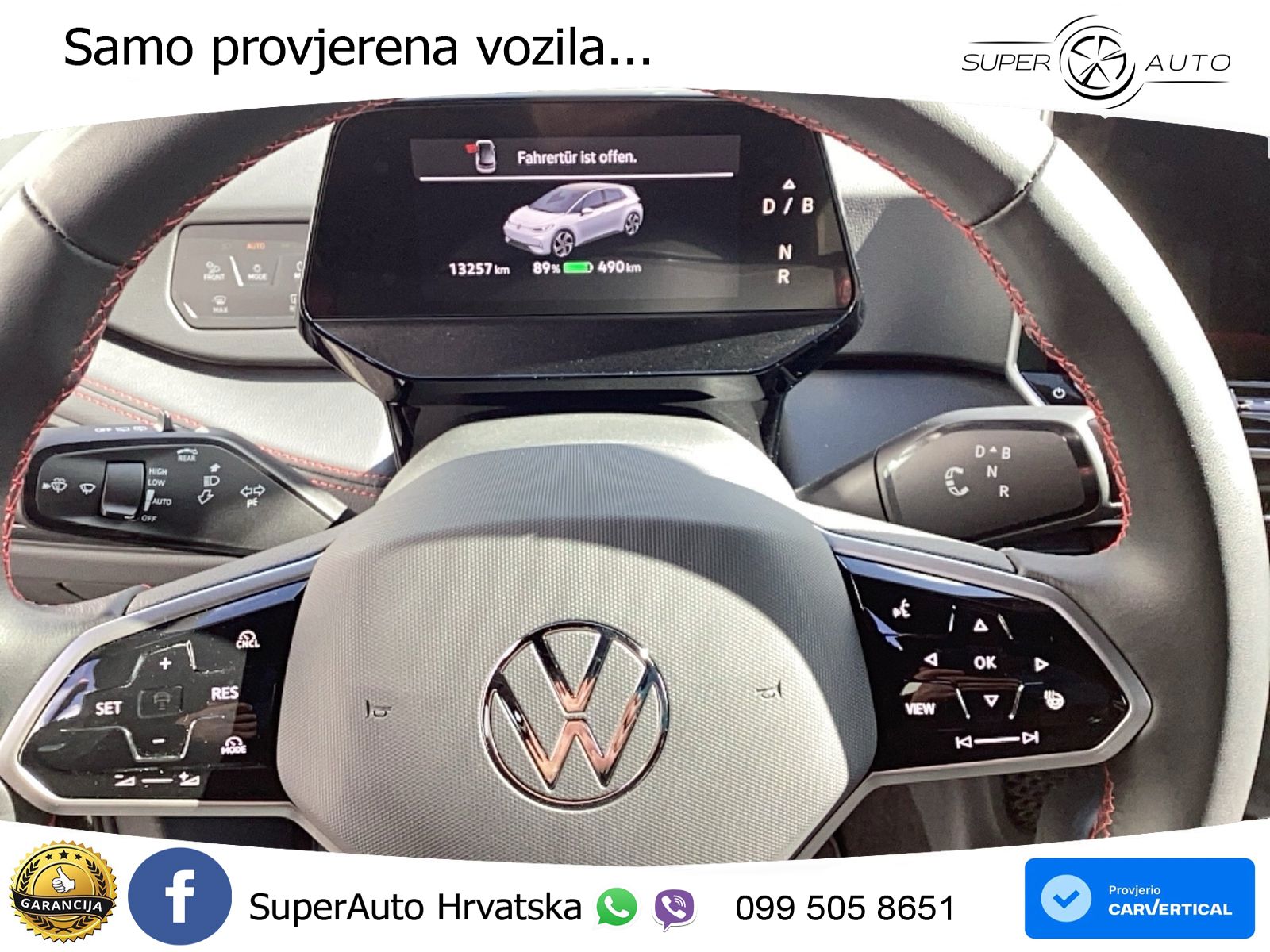 Volkswagen ID.3 GTX Performance 84 kWh (326 KS) LED+GR SJED+ACC