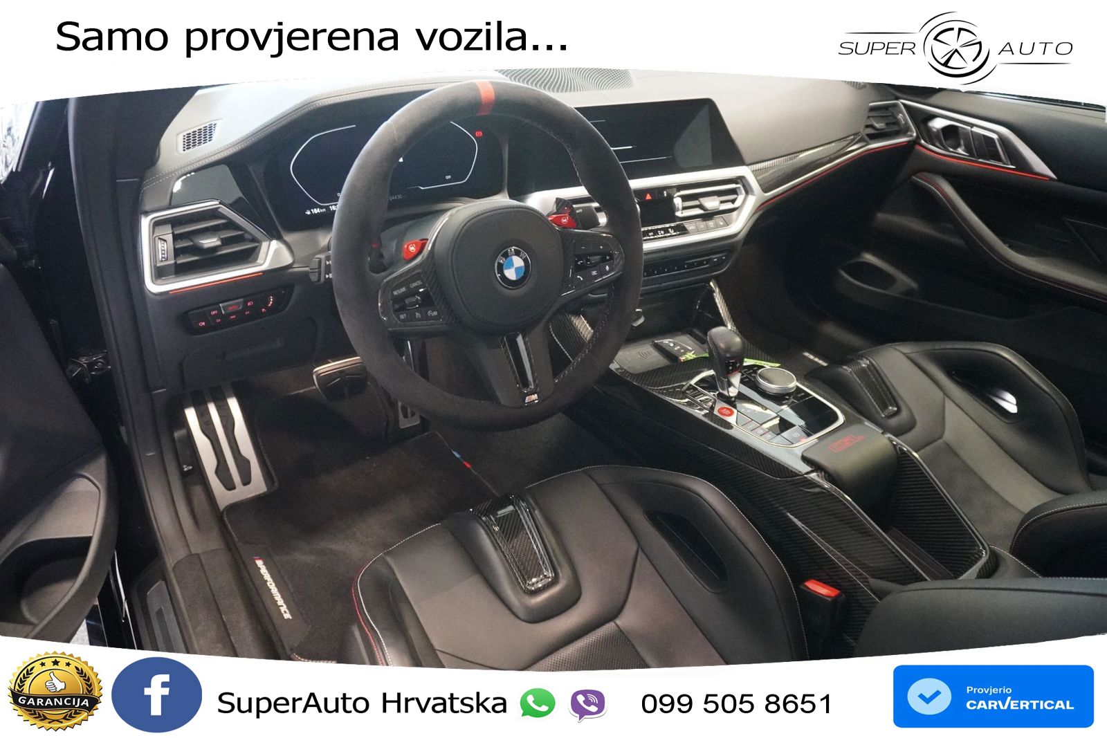BMW M4 CS 3.0 (550 KS) xDrive Steptronic LED+GR SJED+ACC