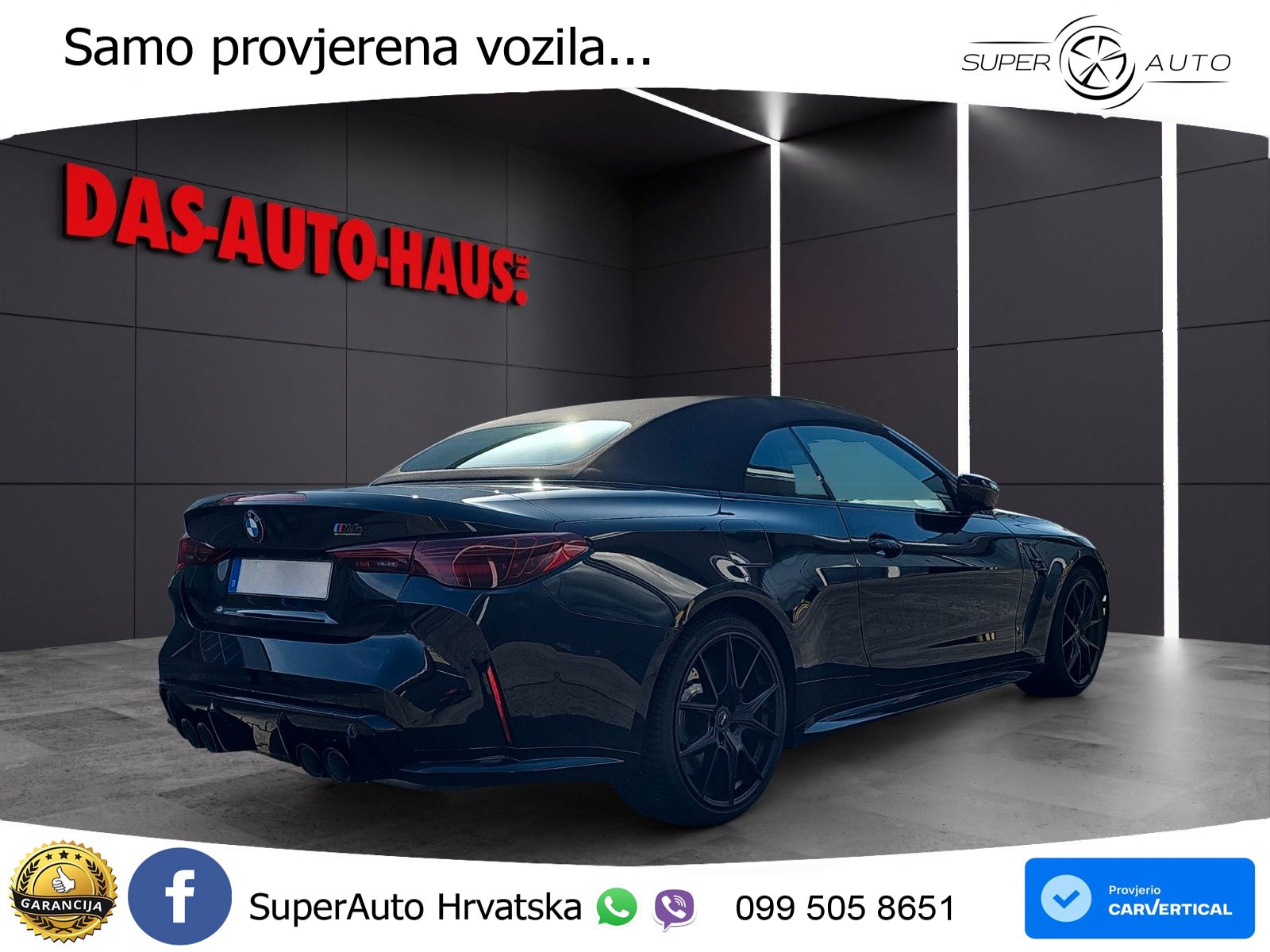 BMW M4 Convertible Competition 3.0 (530 KS) xDrive Steptronic LED+GR SJED+ACC