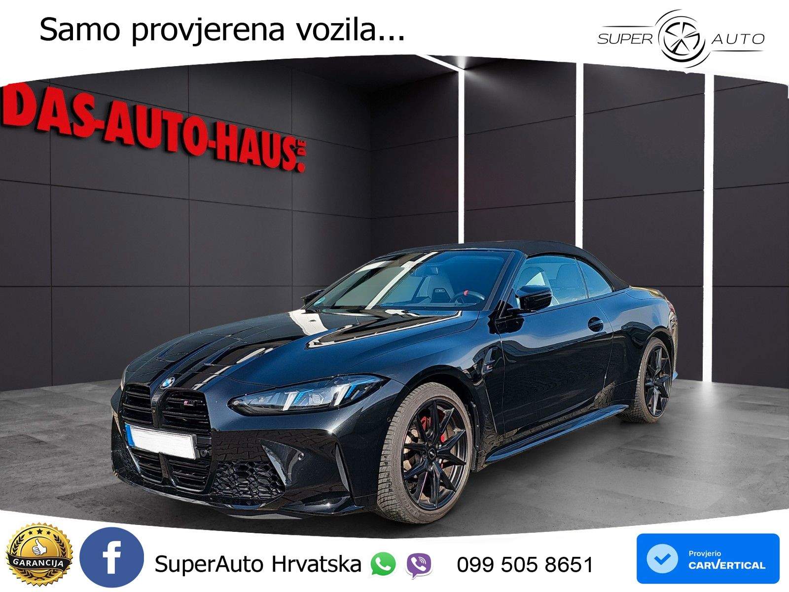 BMW M4 Convertible Competition 3.0 (530 KS) xDrive Steptronic LED+GR SJED+ACC