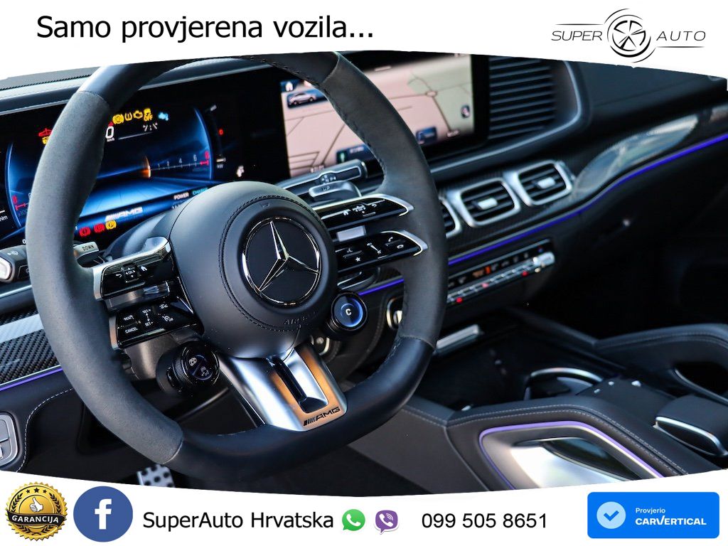 Mercedes AMG GLE Coupe 63 S V8 (612 KS) EQ Boost 4MATIC+ AMG SPEEDSHIFT TCT 9G LED+GR SJED+ACC
