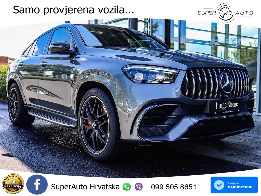 Mercedes AMG GLE Coupe 63 S V8 (612 KS) EQ Boost 4MATIC+ AMG SPEEDSHIFT TCT 9G LED+GR SJED+ACC