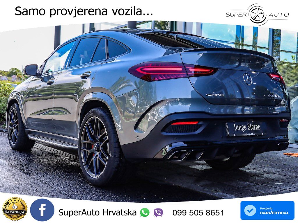 Mercedes AMG GLE Coupe 63 S V8 (612 KS) EQ Boost 4MATIC+ AMG SPEEDSHIFT TCT 9G LED+GR SJED+ACC