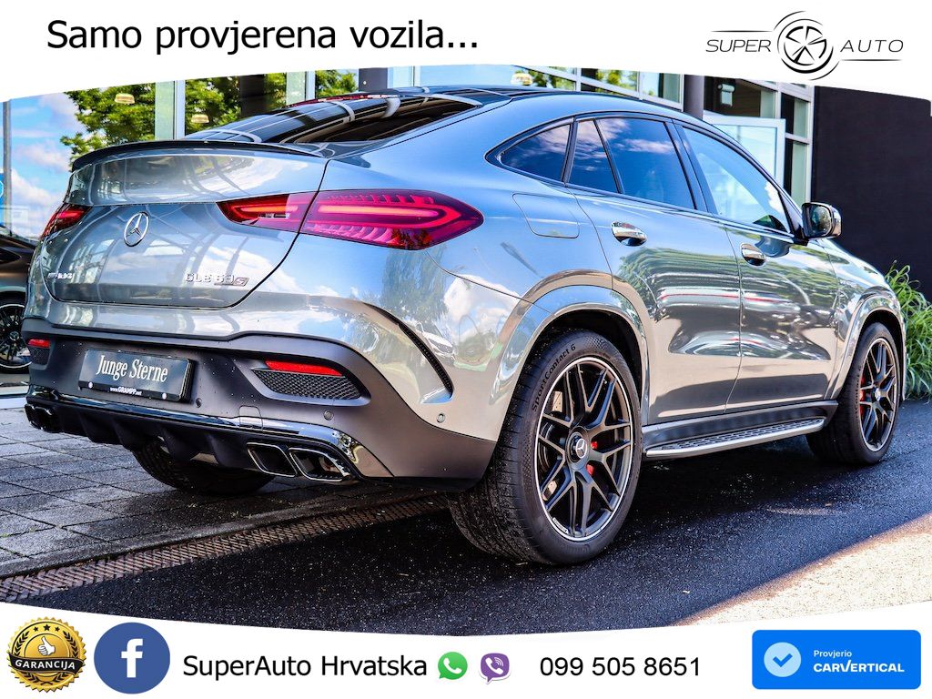 Mercedes AMG GLE Coupe 63 S V8 (612 KS) EQ Boost 4MATIC+ AMG SPEEDSHIFT TCT 9G LED+GR SJED+ACC
