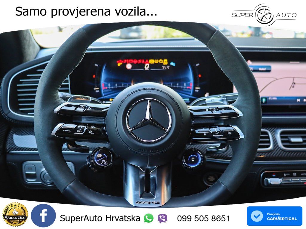 Mercedes AMG GLE Coupe 63 S V8 (612 KS) EQ Boost 4MATIC+ AMG SPEEDSHIFT TCT 9G LED+GR SJED+ACC