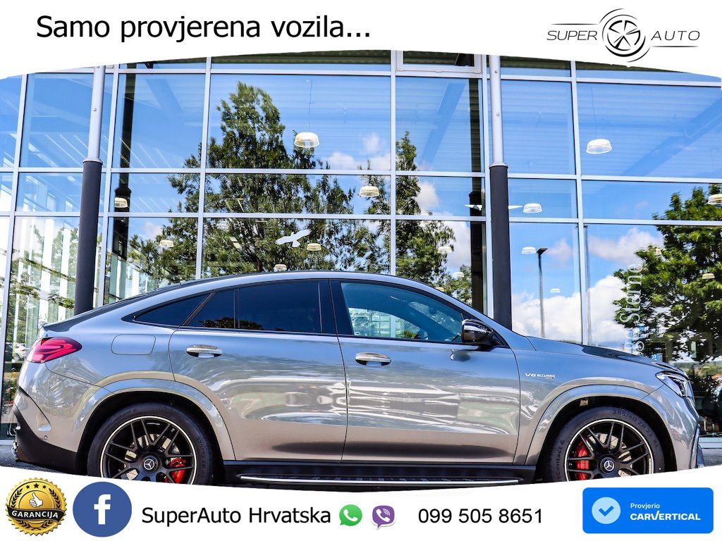 Mercedes AMG GLE Coupe 63 S V8 (612 KS) EQ Boost 4MATIC+ AMG SPEEDSHIFT TCT 9G LED+GR SJED+ACC