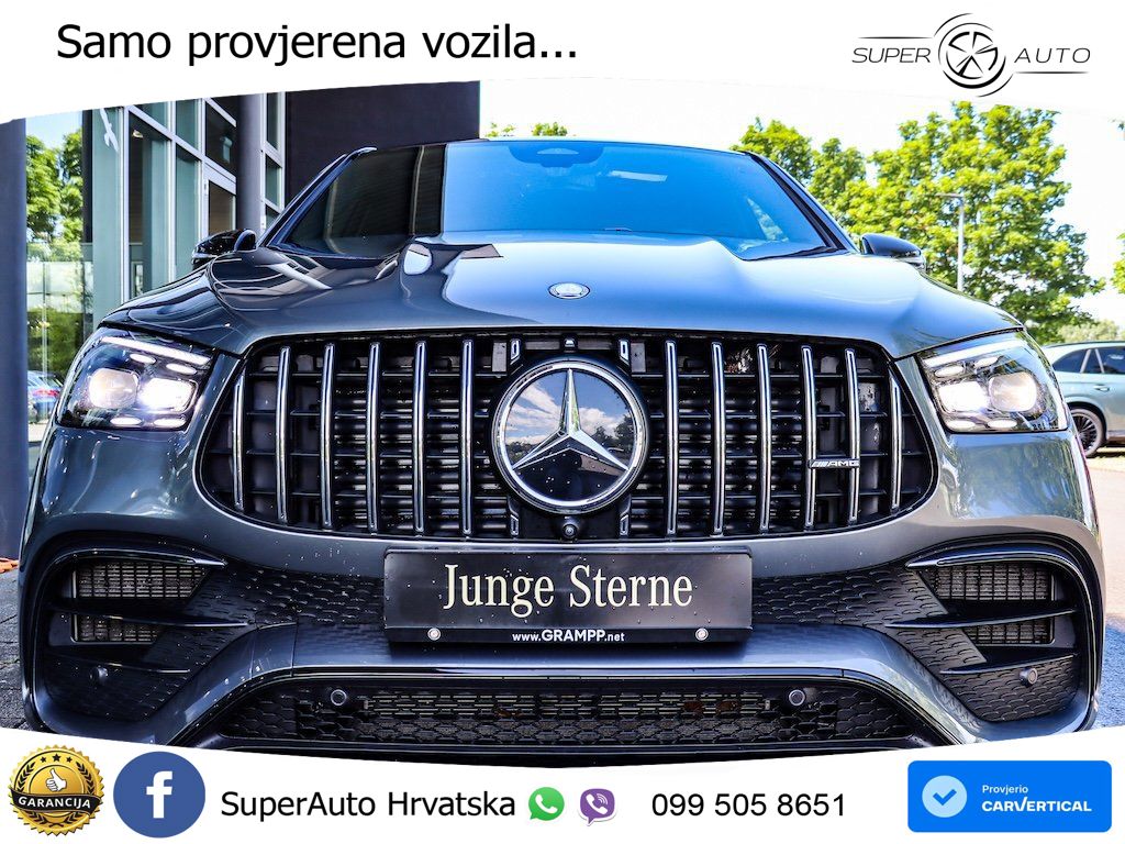 Mercedes AMG GLE Coupe 63 S V8 (612 KS) EQ Boost 4MATIC+ AMG SPEEDSHIFT TCT 9G LED+GR SJED+ACC