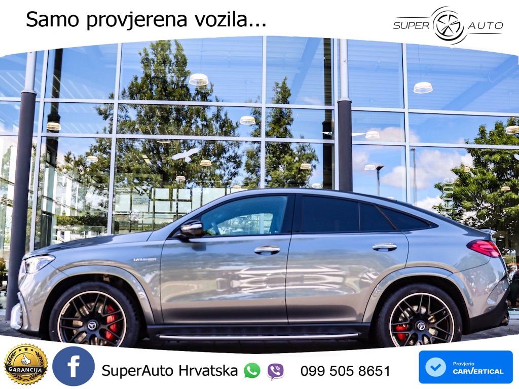 Mercedes AMG GLE Coupe 63 S V8 (612 KS) EQ Boost 4MATIC+ AMG SPEEDSHIFT TCT 9G LED+GR SJED+ACC