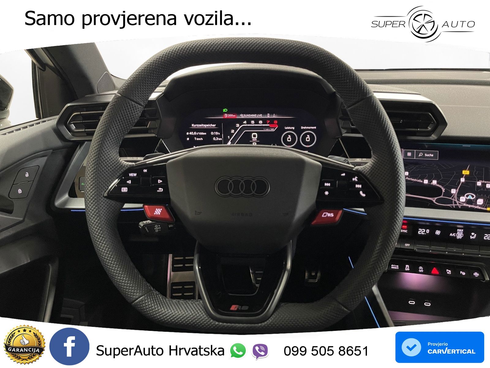 Audi RS3 Sedan 2.5 TFSI (400 KS) quattro S tronic LED+GR SJED+ACC