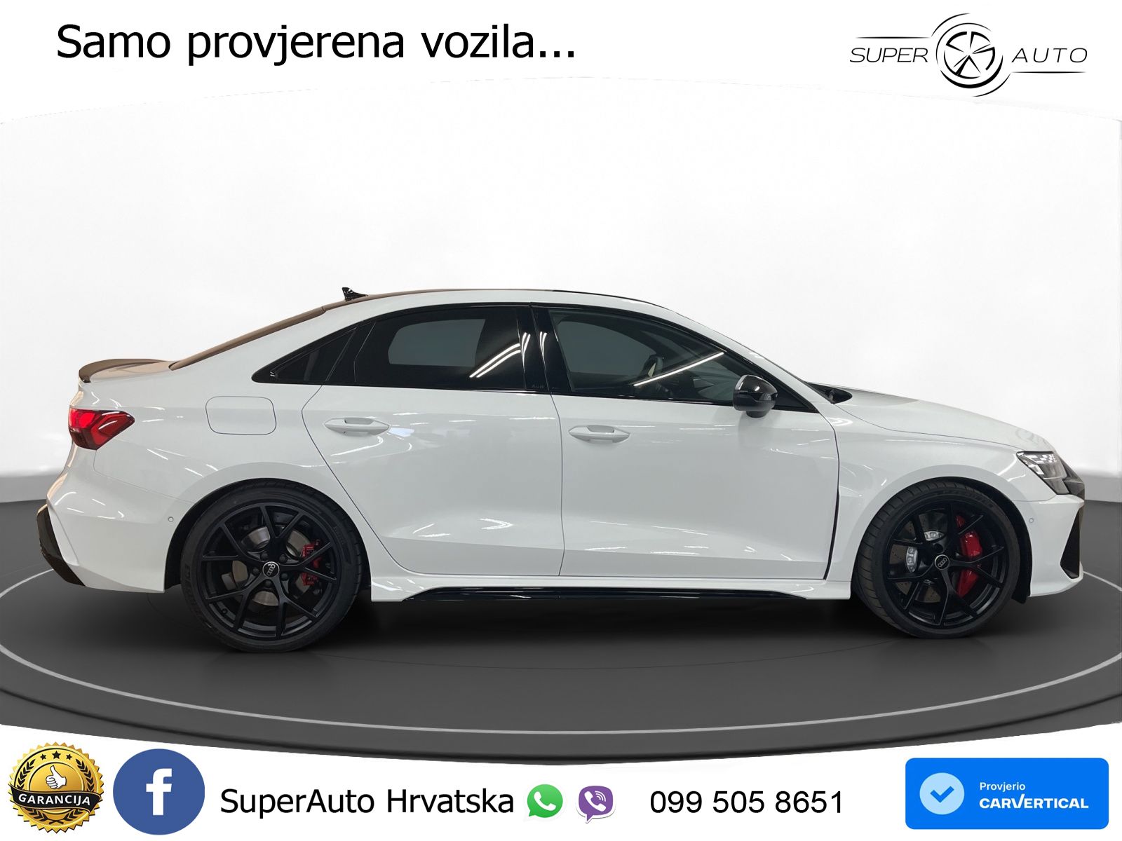 Audi RS3 Sedan 2.5 TFSI (400 KS) quattro S tronic LED+GR SJED+ACC