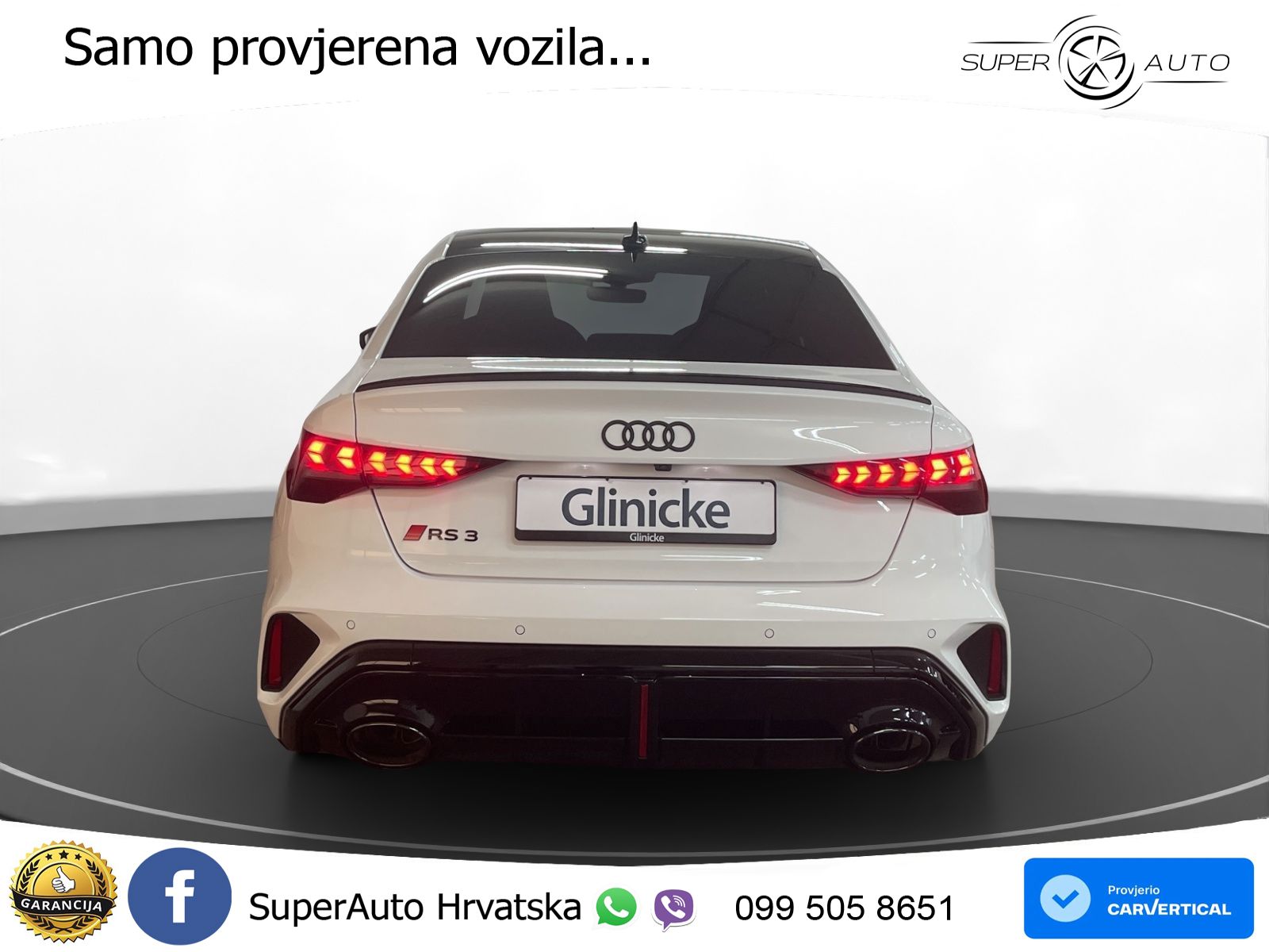 Audi RS3 Sedan 2.5 TFSI (400 KS) quattro S tronic LED+GR SJED+ACC