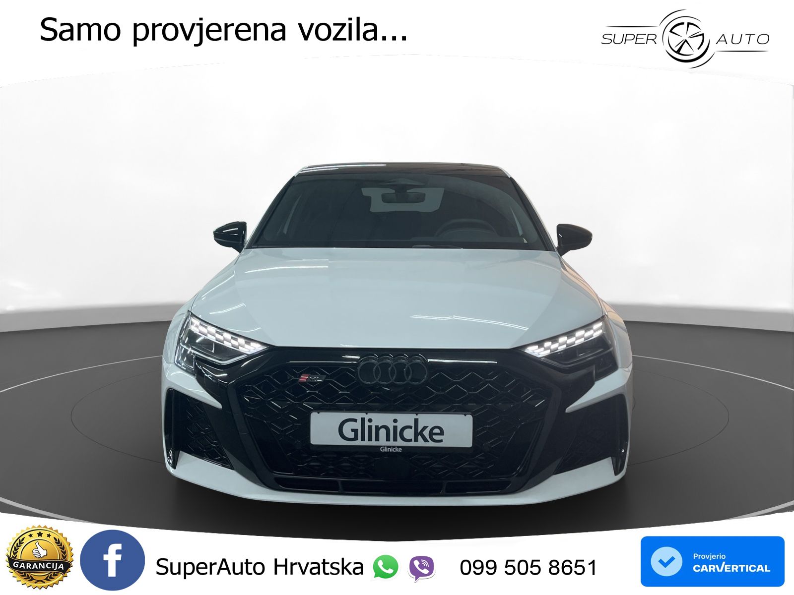 Audi RS3 Sedan 2.5 TFSI (400 KS) quattro S tronic LED+GR SJED+ACC